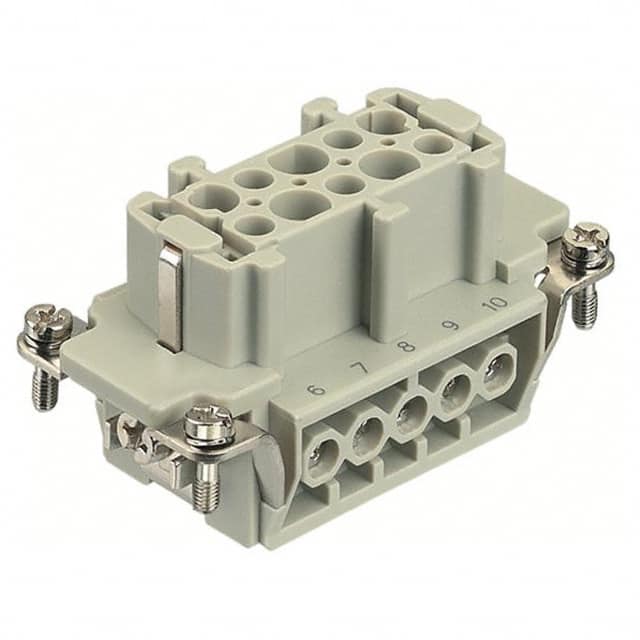 09330102701 INSERT FEMALE 10POS+1GND SCREW