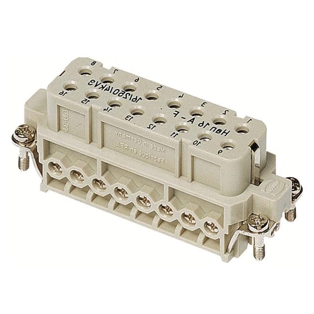 09200162812 INSERT FEMALE 16POS+1GND SCREW
