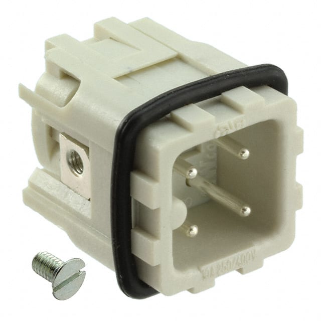 0936010125 3P MALE INSERT 10A 250V, UL600V,