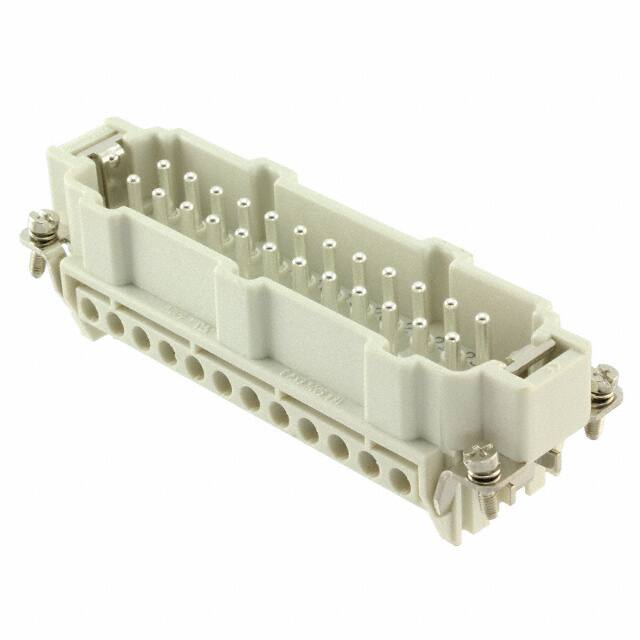 0936010307 24P+PE MALE INSERT 16A 500V/UL60