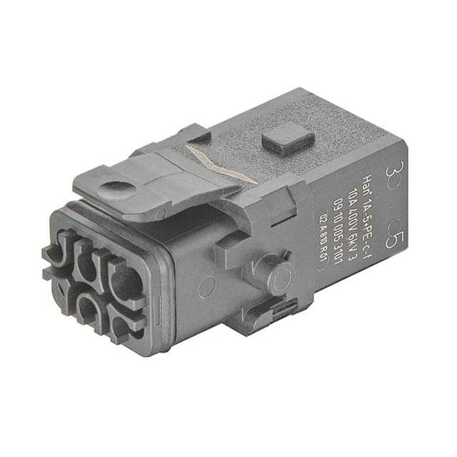 09100053101 1A 5+PE FEM CRIMP INSERT SLATCH
