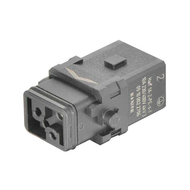 09100022706 1A 2+PE FEM SCREW INSERT LLEVER