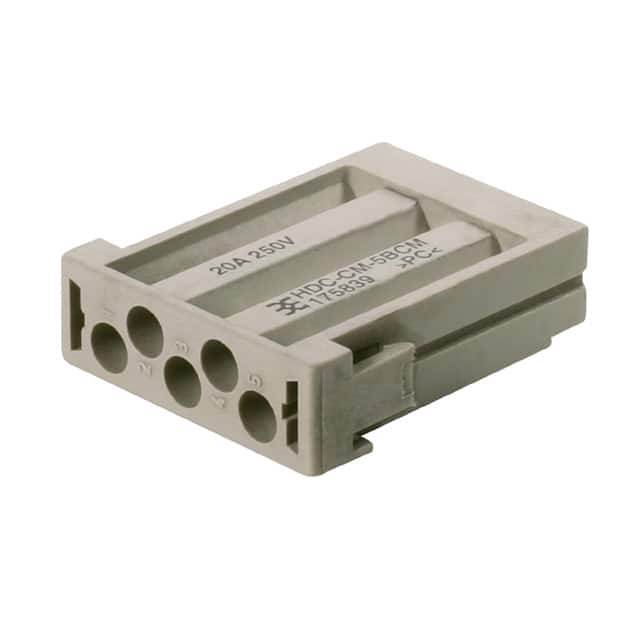 1758390000 MODULE FEMALE 5POS CRIMP