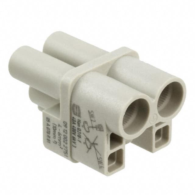09120022751 INSERT FEMALE 2POS+1GND SCREW