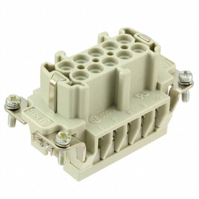 09330102791 INSERT FEMALE 10POS+1GND SCREW