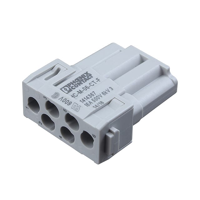 1414367 MODULE FEMALE 6POS CRIMP
