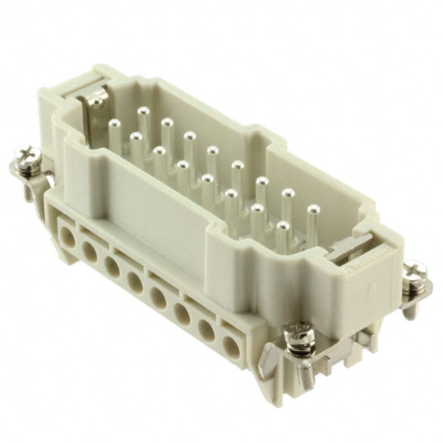 0936010273 16P + PE MALE INSERT 16A 500V/UL