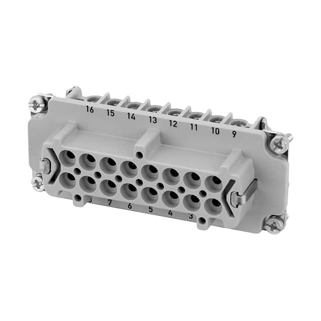 C14610B0161021 INSERT FEMALE 16POS+1GND SCREW