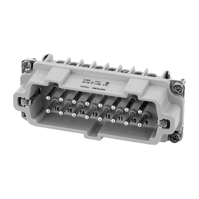 C14610A0161021 INSERT MALE 16POS+1GND SCREW