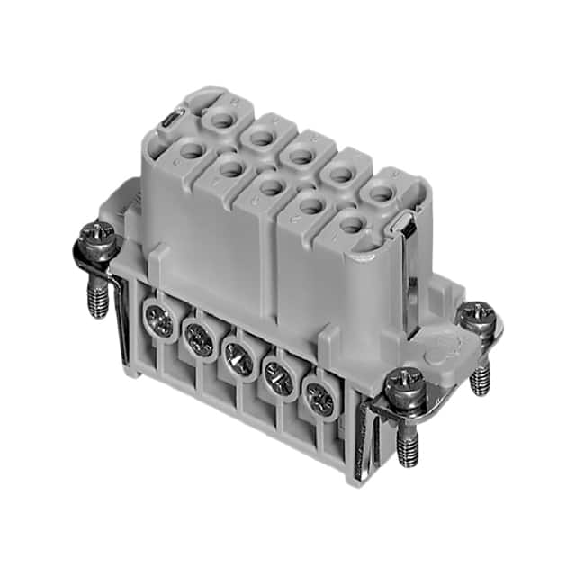 C14610B0100024 INSERT FEMALE 10POS+1GND SCREW