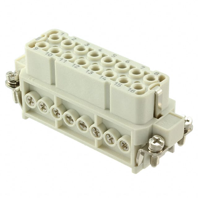 0936010143 16P + PE FEMALE INSERT 16A 250V/