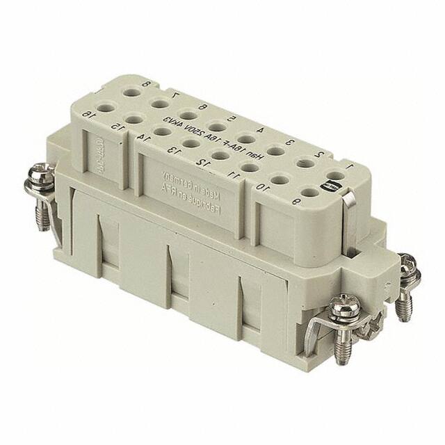 09200163101 INSERT FEMALE 16POS+1GND CRIMP