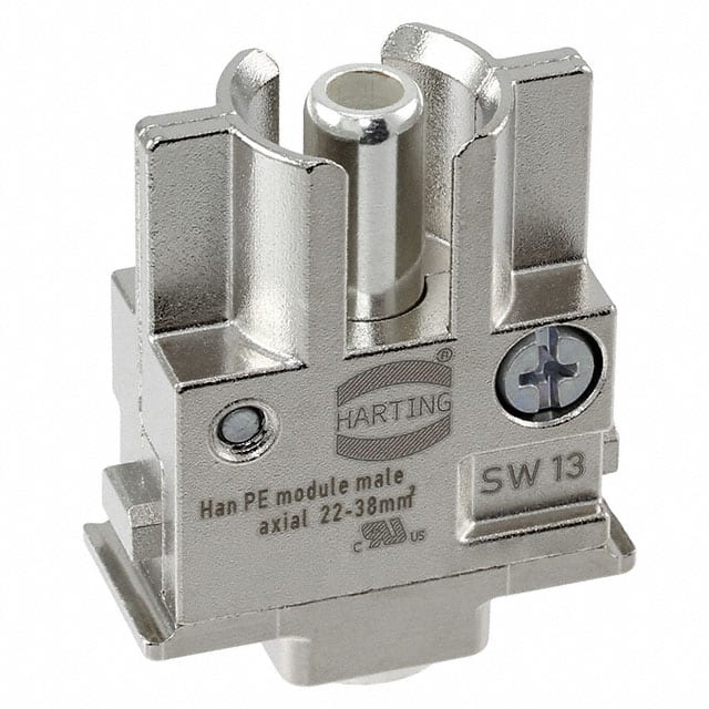 09140012634 HAN PE-MODULE MALE AXIAL 38QMM