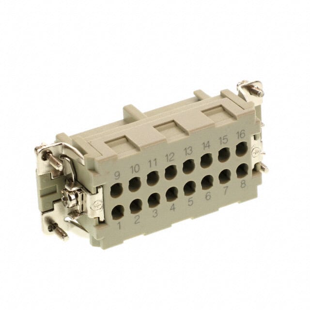 T2040164201-000 INSERT FEMALE 16POS+GND CRIMP