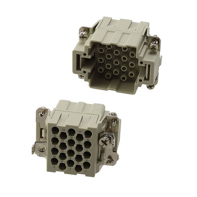 HEEE-020-M INSERT MALE 20P+1GND HEEE-020-M