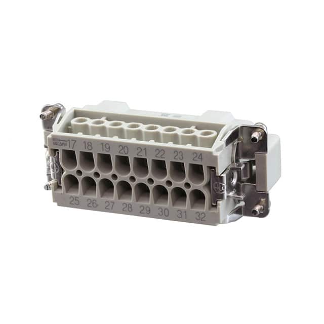 T2040322101-000 INSERT MALE 16POS+GND SCREW