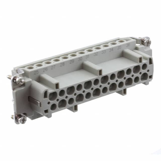 T2040482201-000 INSERT FEMALE 24POS+GND SCREW