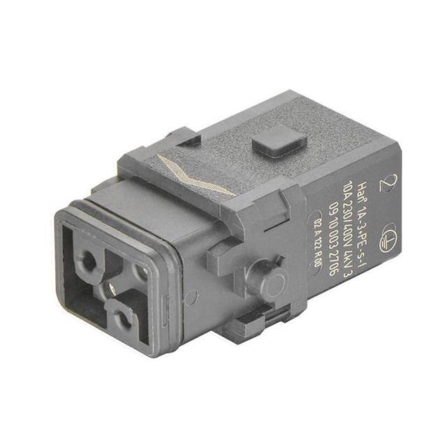 09100032706 1A 3+PE FEM SCREW INSERT LLEVER