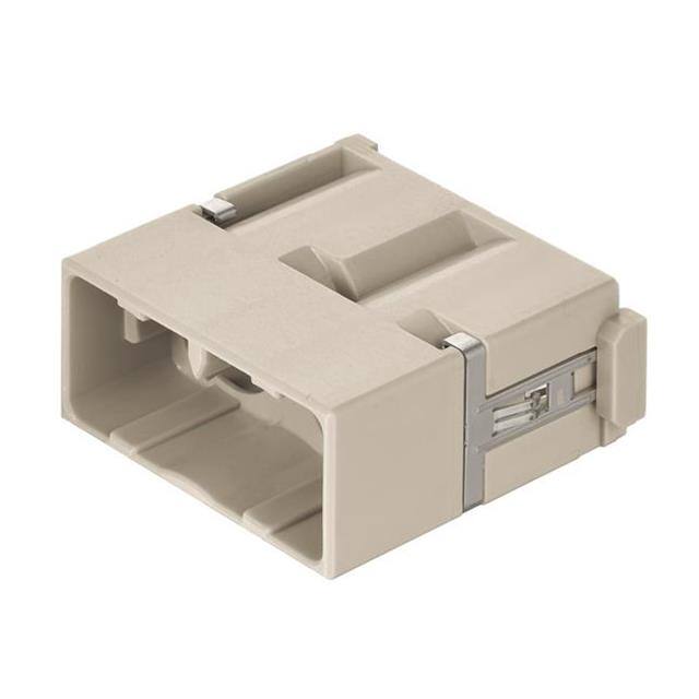 09140023062 HAN M12 MODULE, MALE (SHIELD-GND