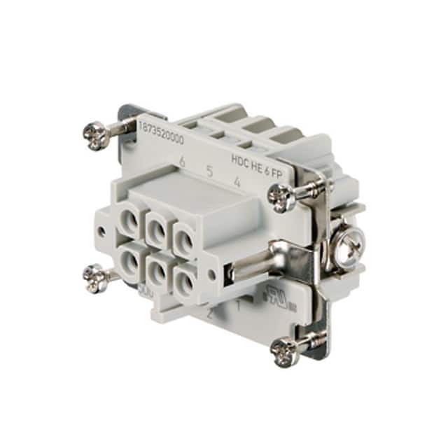 1873520000 INSERT FEMALE 6POS+1GND PUSH IN