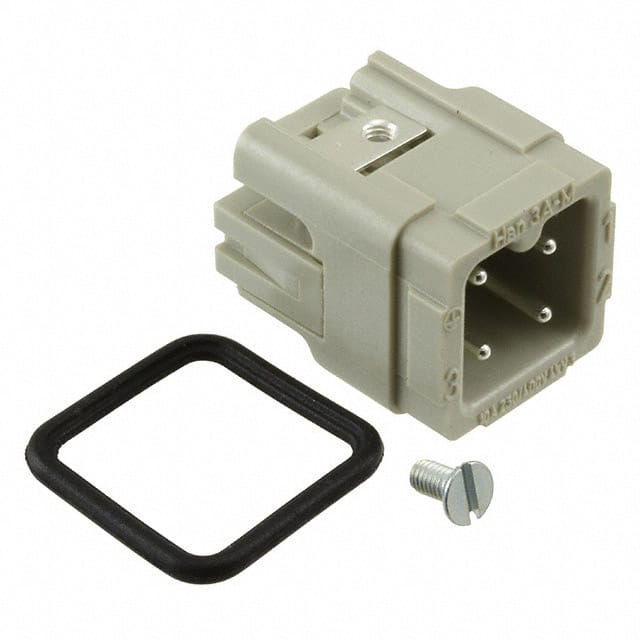 09200032611 INSERT MALE 3POS+1GND SCREW
