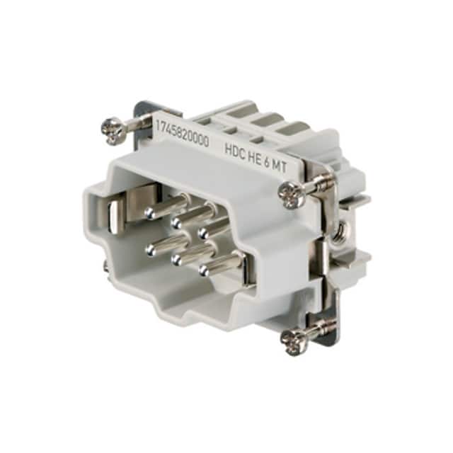 1745820000 INSERT MALE 6POS+1GND CLAMP