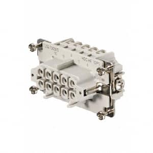 1204100000 INSERT FEMALE 10POS+1GND SCREW