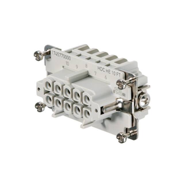 1745770000 INSERT FEMALE 10POS+1GND CLAMP