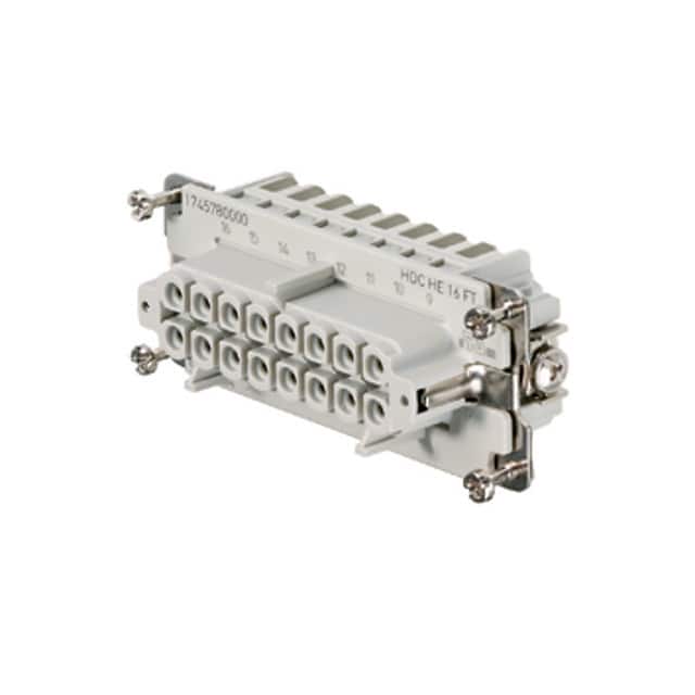 1745780000 INSERT FEMALE 16POS+1GND CLAMP
