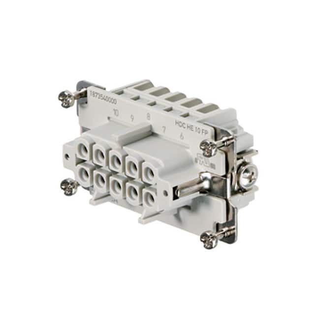 1873540000 INSERT FEMALE 10POS+1GND PUSH IN