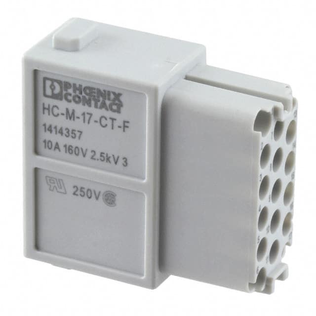 1414357 MODULE FEMALE 17POS CRIMP