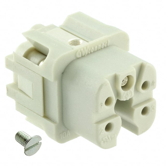 0936010129 4P FEMALE INSERT 10A 250V, UL600