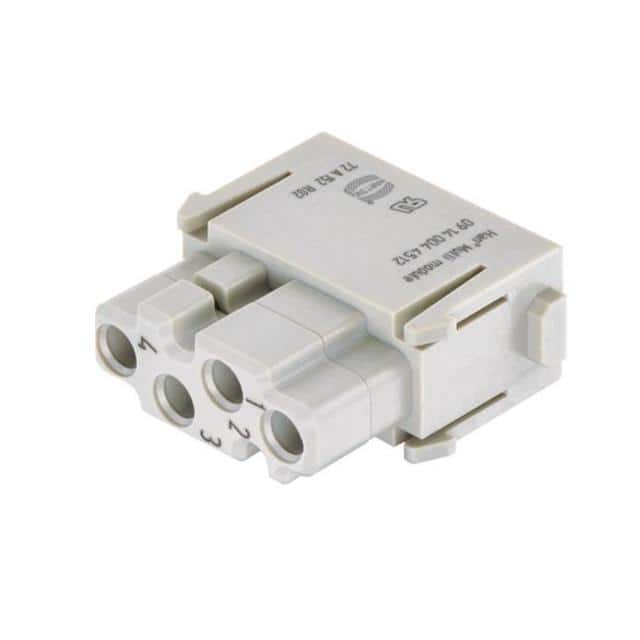 09140044512 MODULE FEMALE 4POS CRIMP/SOLDER