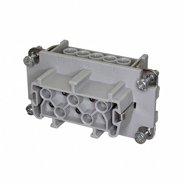 C14610B0101021 INSERT FEMALE 10POS+1GND SCREW