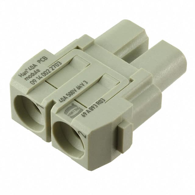 09140022703 MODULE FEMALE 2POS SOLDER