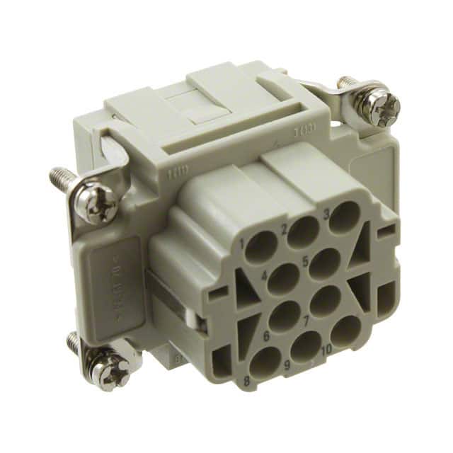 09320103101 INSERT FEMALE 10POS+1GND CRIMP