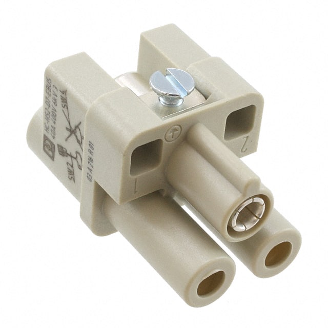 1586264 INSERT FEMALE 2POS+1GND SCREW