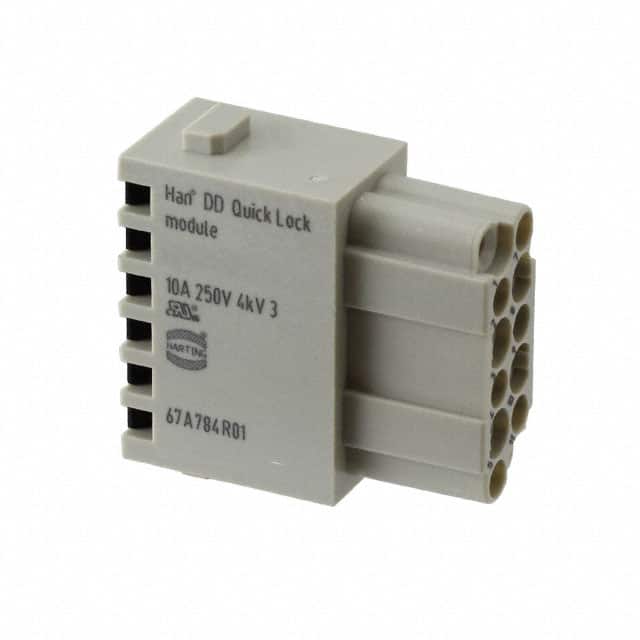 09140122734 MODULE FEMALE 12POS PUSH IN LOCK