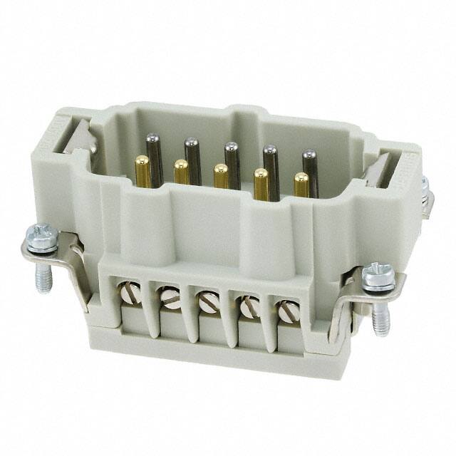 09330102691 INSERT MALE 10POS+1GND SCREW