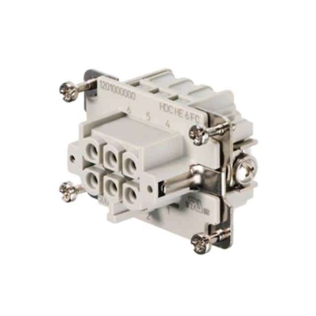 1201000000 INSERT FEMALE 6POS+1GND CRIMP