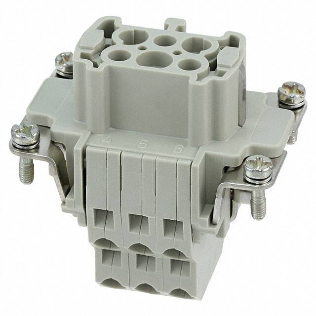 09330062772 INSERT FEMALE 6POS+1GND PUSH IN
