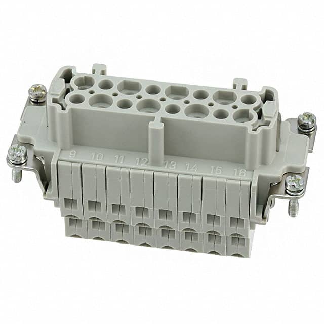 09330162772 INSERT FEMALE 16POS+1GND PUSH IN