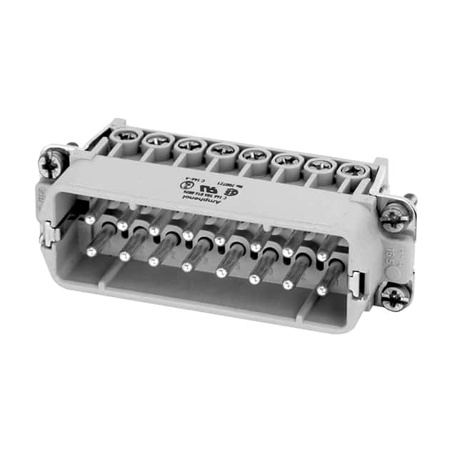 C14610A0160044 INSERT MALE 16POS+1GND SCREW