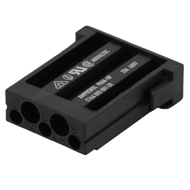 C146B05001E8 MODULE FEMALE 5POS CRIMP