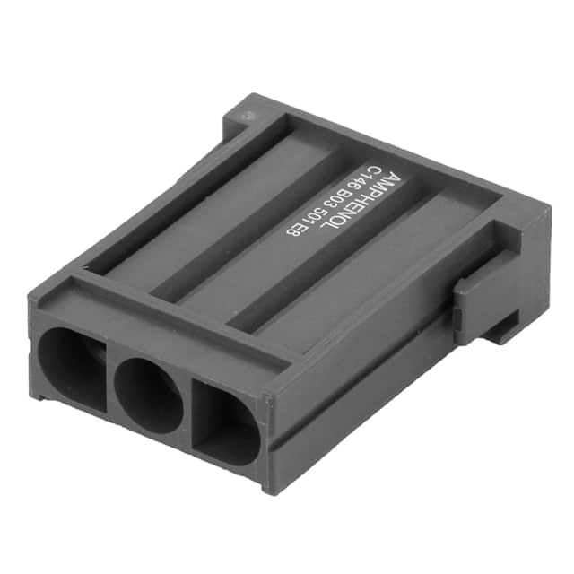 C146 B03 501 E8 MODULE FEMALE 3POS CRIMP