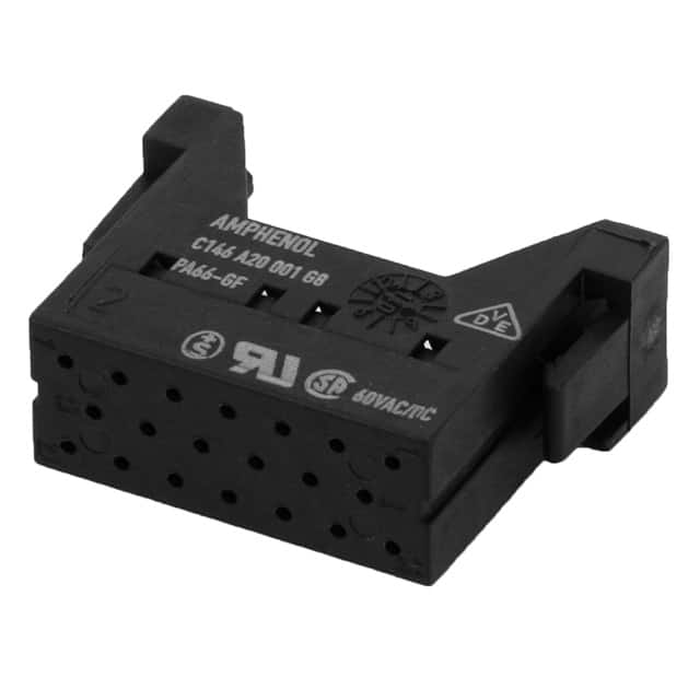 C146A20001G8 MODULE MALE 20POS CRIMP