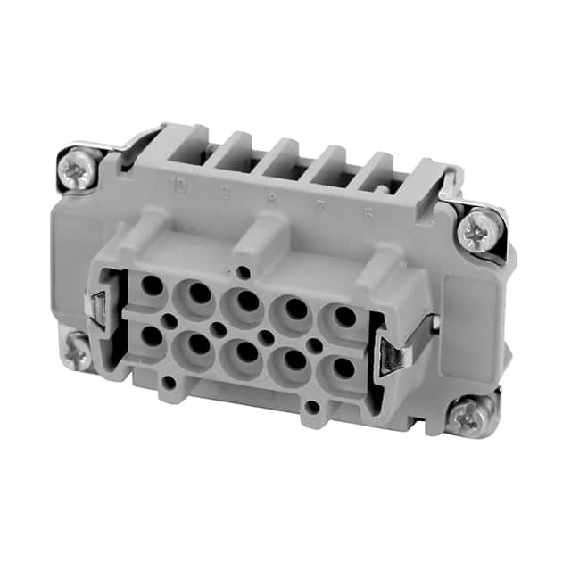 C14610B01050010 INSERT FEMALE 10POS+1GND CRIMP