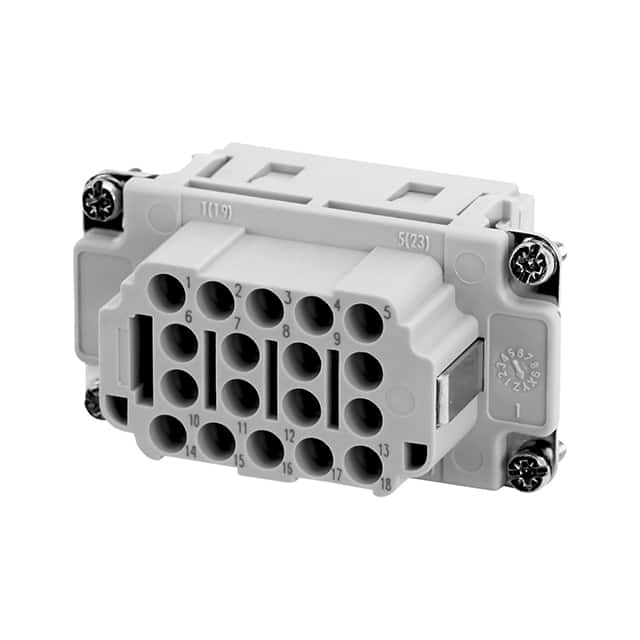 C14610B01850010 INSERT FEMALE 18POS+1GND CRIMP