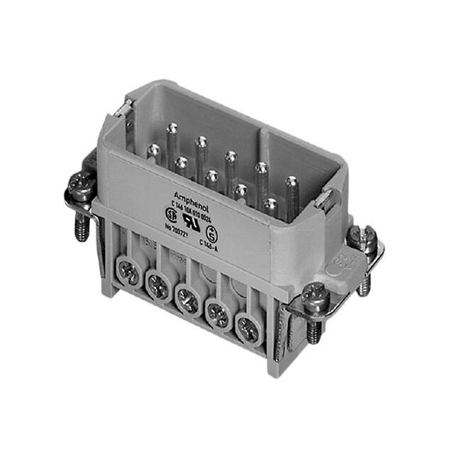 C14610A0100024 INSERT MALE 10POS+1GND SCREW
