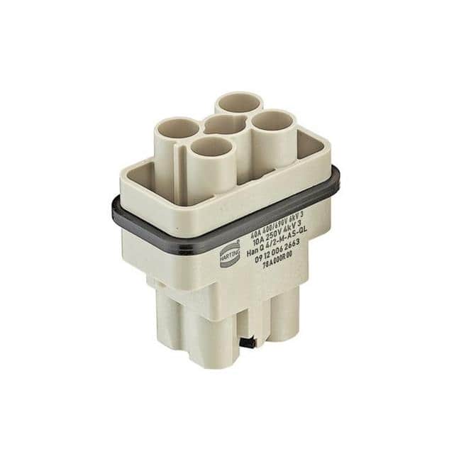 09120062665 HAN Q 4/2 MALE AXIAL SCREW INSER